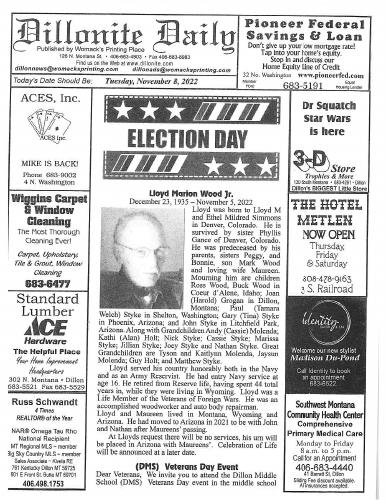 Tuesday, November 8, 2022