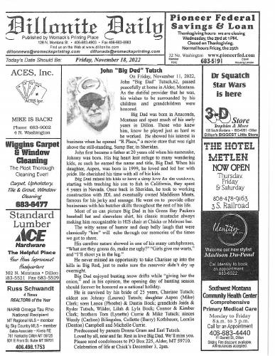 Friday, November 18, 2022