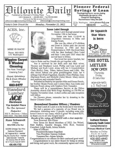Monday, November 21, 2022