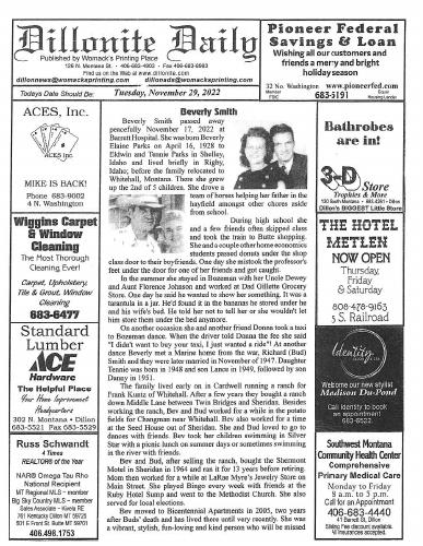 Tuesday, November 29, 2022