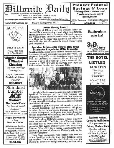 Friday, December 9, 2022