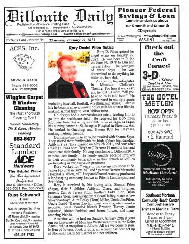 Thursday, January 26, 2023
