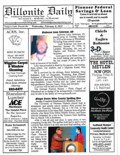 Wednesday, February 8, 2023