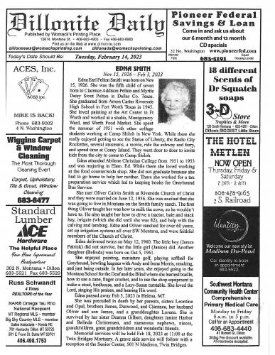 Tuesday, February 14, 2023