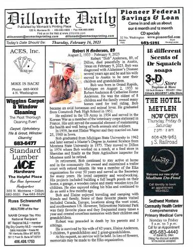 Thursday, February 16, 2023