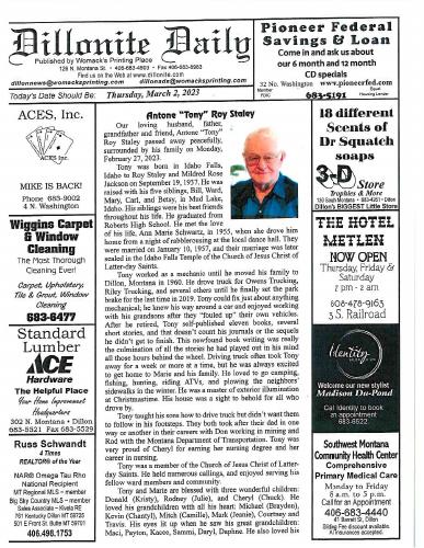 Thursday, March 2, 2023