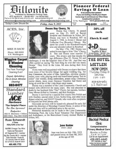 Friday, June 9, 2023