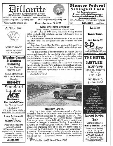 Wednesday, June 14, 2023