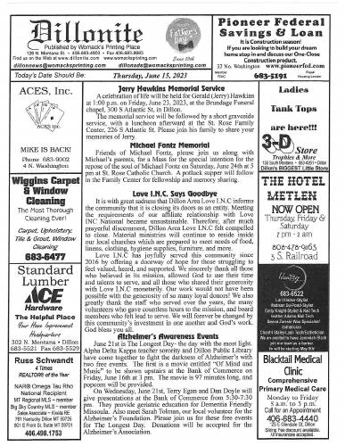 Thursday, June 15, 2023