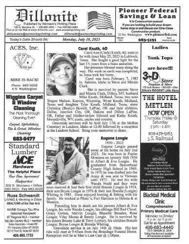 Monday, July 10, 2023