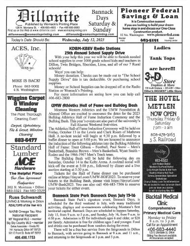 Wednesday, July 12, 2023