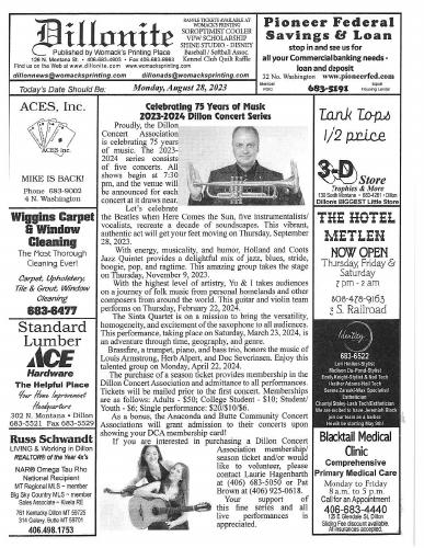 Monday, August 28, 2023