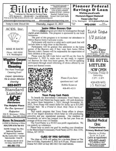 Thursday, August 31, 2023