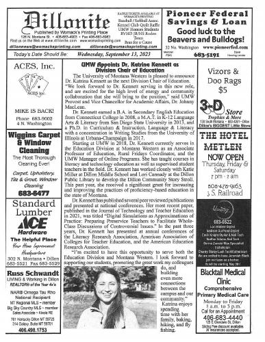 Wednesday, September 13, 2023