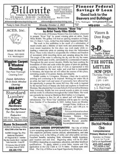 Monday, October 2, 2023