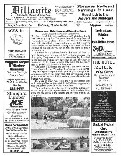 Wednesday, October 11, 2023