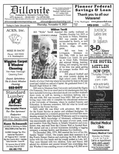 Thursday, November 9, 2023