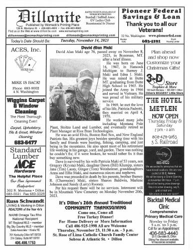Tuesday, November 14, 2023