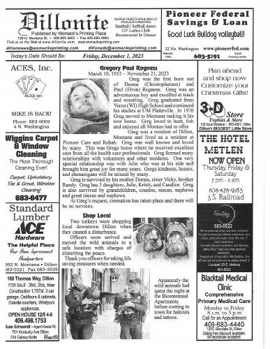 Friday, December 1, 2023