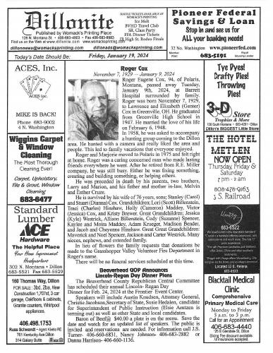 Friday, January 19, 2024