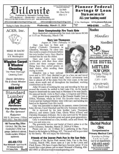 Wednesday, March 13, 2024