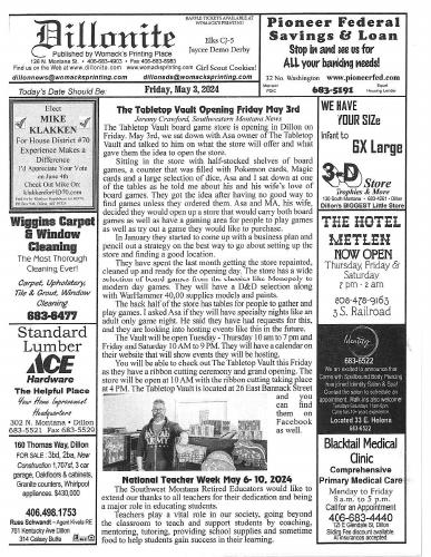 Friday, May 3, 2024