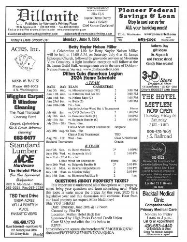 Monday, June 3, 2024