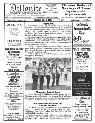 Tuesday, July 2, 2024