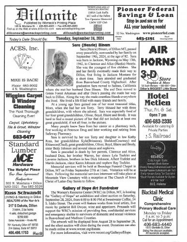 Tuesday, September 24, 2024