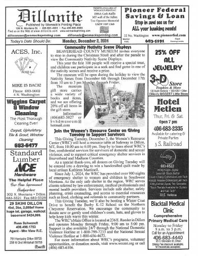Monday, December 2, 2024