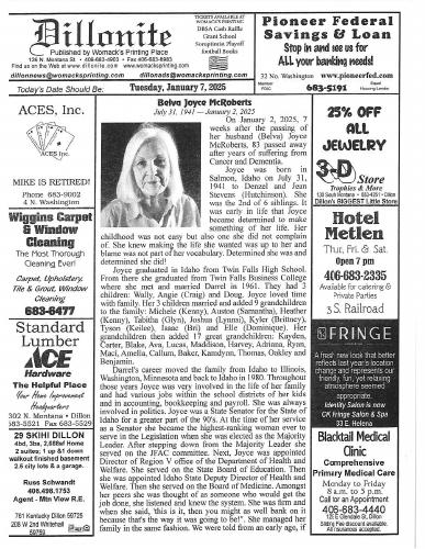 Tuesday, January 7, 2025