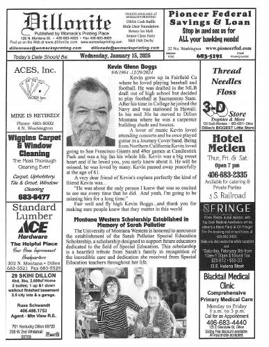 Wednesday, January 15, 2025
