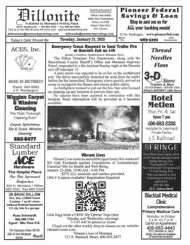 Tuesday, January 21, 2025