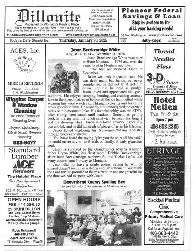 Thursday, January 30, 2025
