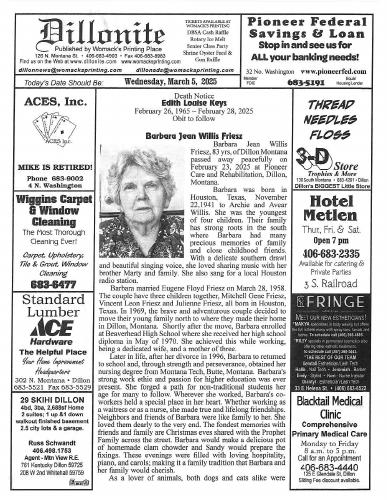 Wednesday, March 5, 2025