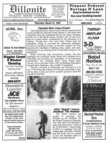 Thursday, March 13, 2025