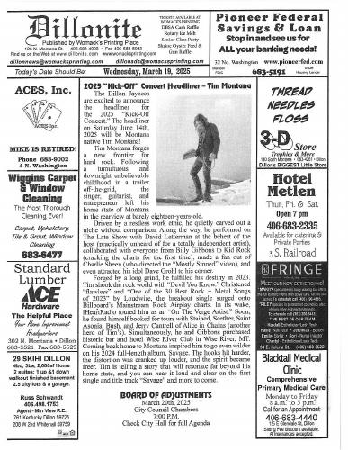 Wednesday, March 19, 2025