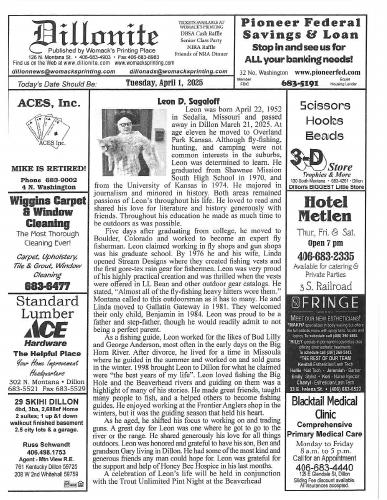Tuesday, April 1, 2025