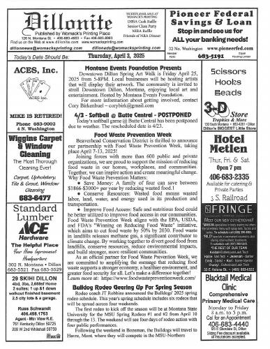Thursday, April 3, 2025