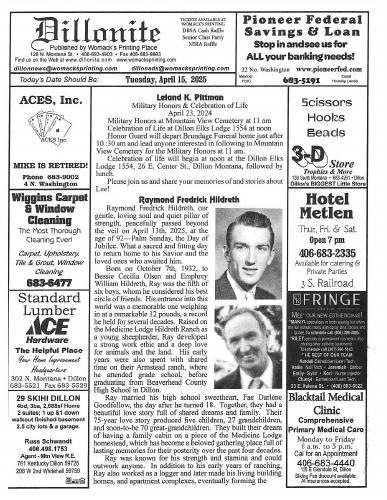 Tuesday, April 15, 2025