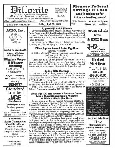 Friday, April 18, 2025
