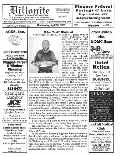 Wednesday, April 23, 2025