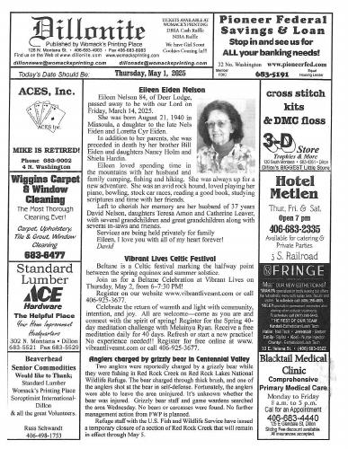 Thursday, May 1, 2025