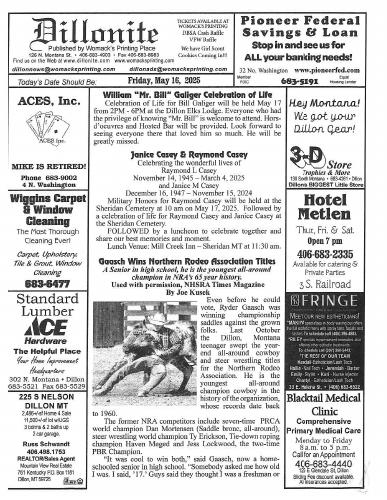 Friday, May 16, 2025
