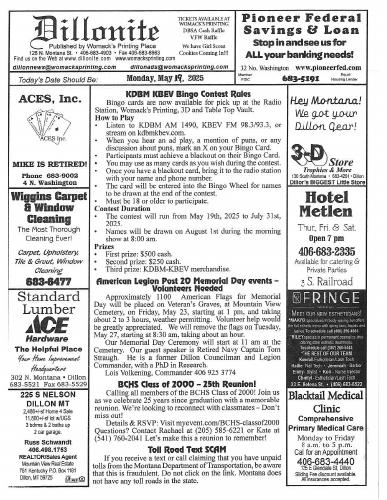 Monday, May 19, 2025