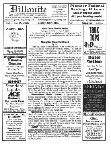 Monday, July 7, 2025