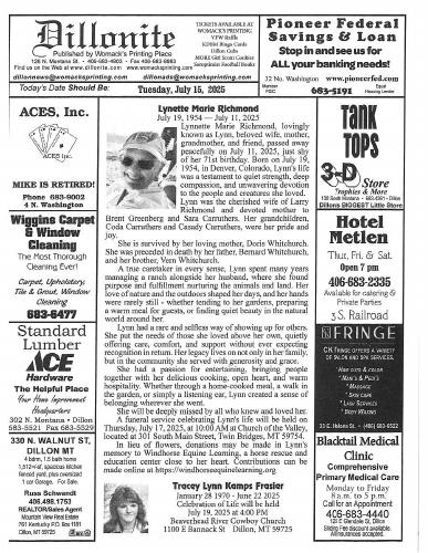 Tuesday, July 15, 2025