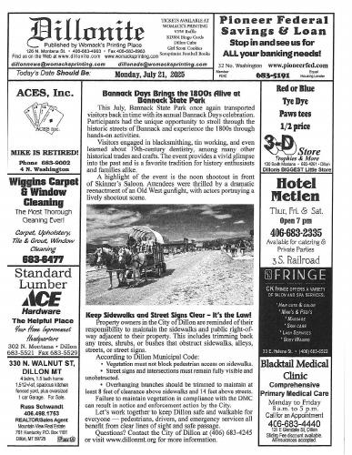 Monday, July 21, 2025