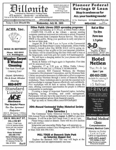Wednesday, July 30, 2025