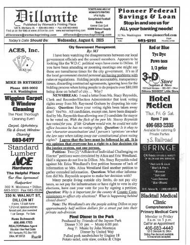 Wednesday, August 6, 2025